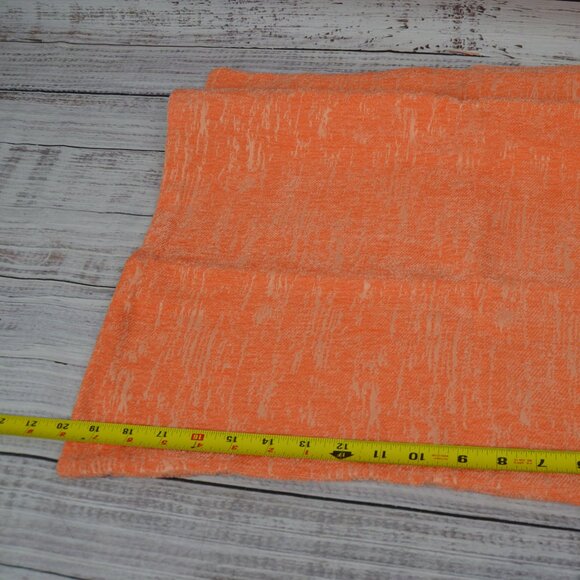 NEW CaliTime Set of 2 Throw Pillow Covers Cases Cantaloupe 20" X 20" - Picture 8 of 9